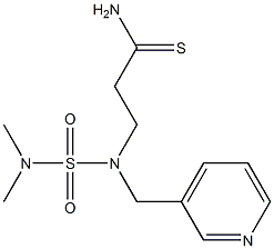 3-[(dimethylsulfamoyl)(pyridin-3-ylmethyl)amino]propanethioamide