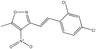  3-[(E)-2-(2,4-dichlorophenyl)vinyl]-5-methyl-4-nitroisoxazole