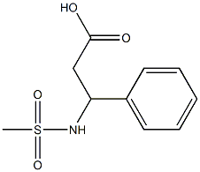 3-[(methylsulfonyl)amino]-3-phenylpropanoic acid