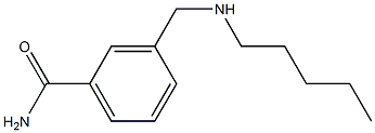 3-[(pentylamino)methyl]benzamide Structure