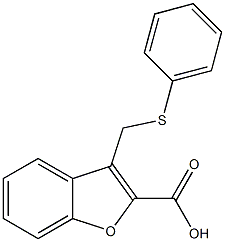 3-[(phenylsulfanyl)methyl]-1-benzofuran-2-carboxylic acid