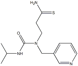  3-[(propan-2-ylcarbamoyl)(pyridin-3-ylmethyl)amino]propanethioamide