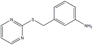 3-[(pyrimidin-2-ylsulfanyl)methyl]aniline