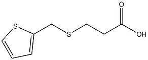 3-[(thien-2-ylmethyl)thio]propanoic acid Structure