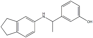 3-[1-(2,3-dihydro-1H-inden-5-ylamino)ethyl]phenol