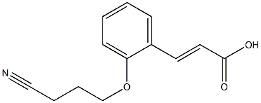 3-[2-(3-cyanopropoxy)phenyl]prop-2-enoic acid