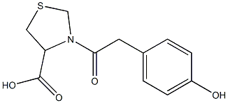 3-[2-(4-hydroxyphenyl)acetyl]-1,3-thiazolidine-4-carboxylic acid