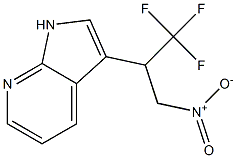 3-[2,2,2-trifluoro-1-(nitromethyl)ethyl]-1H-pyrrolo[2,3-b]pyridine 化学構造式