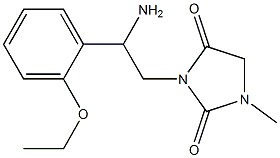 3-[2-amino-2-(2-ethoxyphenyl)ethyl]-1-methylimidazolidine-2,4-dione|