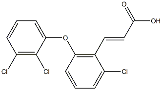 3-[2-chloro-6-(2,3-dichlorophenoxy)phenyl]prop-2-enoic acid