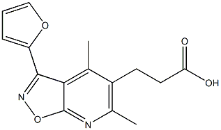 3-[3-(2-furyl)-4,6-dimethylisoxazolo[5,4-b]pyridin-5-yl]propanoic acid|