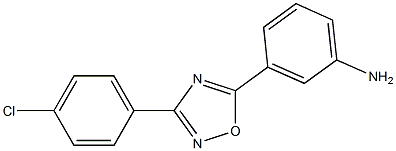 3-[3-(4-chlorophenyl)-1,2,4-oxadiazol-5-yl]aniline
