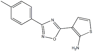 3-[3-(4-methylphenyl)-1,2,4-oxadiazol-5-yl]thiophen-2-amine