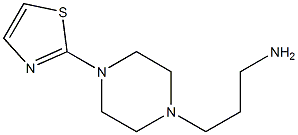 3-[4-(1,3-thiazol-2-yl)piperazin-1-yl]propan-1-amine 化学構造式