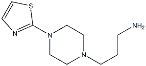 3-[4-(1,3-thiazol-2-yl)piperazin-1-yl]propan-1-amine Struktur