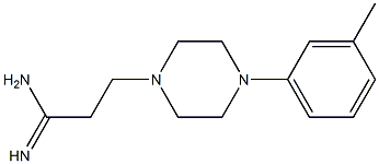 3-[4-(3-methylphenyl)piperazin-1-yl]propanimidamide