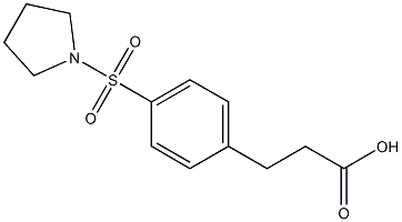 3-[4-(pyrrolidine-1-sulfonyl)phenyl]propanoic acid