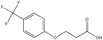 3-[4-(trifluoromethyl)phenoxy]propanoic acid Structure