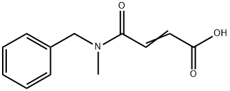 3-[benzyl(methyl)carbamoyl]prop-2-enoic acid 化学構造式