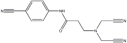 3-[bis(cyanomethyl)amino]-N-(4-cyanophenyl)propanamide