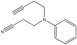 3-[but-3-ynyl(phenyl)amino]propanenitrile