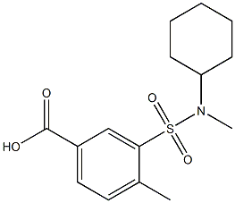 3-[cyclohexyl(methyl)sulfamoyl]-4-methylbenzoic acid