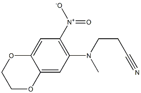 3-[methyl(7-nitro-2,3-dihydro-1,4-benzodioxin-6-yl)amino]propanenitrile