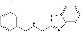 3-{[(1,3-benzothiazol-2-ylmethyl)amino]methyl}phenol|