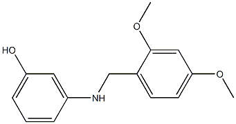 3-{[(2,4-dimethoxyphenyl)methyl]amino}phenol