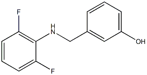 3-{[(2,6-difluorophenyl)amino]methyl}phenol