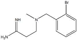 3-{[(2-bromophenyl)methyl](methyl)amino}propanimidamide