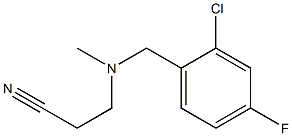 3-{[(2-chloro-4-fluorophenyl)methyl](methyl)amino}propanenitrile