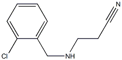  3-{[(2-chlorophenyl)methyl]amino}propanenitrile