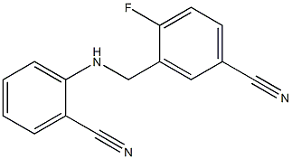 3-{[(2-cyanophenyl)amino]methyl}-4-fluorobenzonitrile