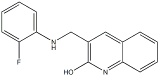  3-{[(2-fluorophenyl)amino]methyl}quinolin-2-ol