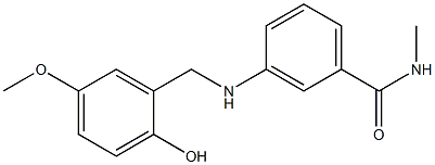 3-{[(2-hydroxy-5-methoxyphenyl)methyl]amino}-N-methylbenzamide
