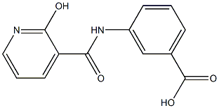 3-{[(2-hydroxypyridin-3-yl)carbonyl]amino}benzoic acid Structure