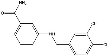 3-{[(3,4-dichlorophenyl)methyl]amino}benzamide|