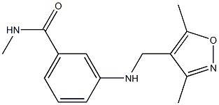 3-{[(3,5-dimethyl-1,2-oxazol-4-yl)methyl]amino}-N-methylbenzamide|