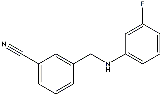 3-{[(3-fluorophenyl)amino]methyl}benzonitrile