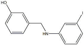 3-{[(3-iodophenyl)amino]methyl}phenol Structure