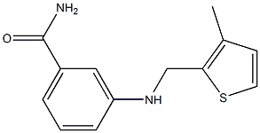 3-{[(3-methylthiophen-2-yl)methyl]amino}benzamide