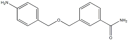 3-{[(4-aminophenyl)methoxy]methyl}benzamide Structure