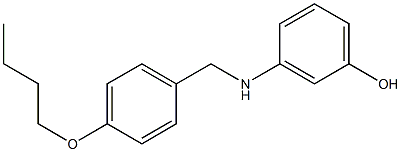 3-{[(4-butoxyphenyl)methyl]amino}phenol