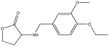 3-{[(4-ethoxy-3-methoxyphenyl)methyl]amino}oxolan-2-one 结构式