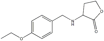 3-{[(4-ethoxyphenyl)methyl]amino}oxolan-2-one 结构式