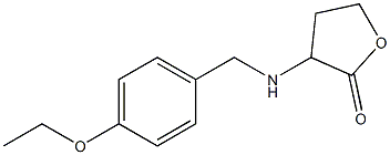 3-{[(4-ethoxyphenyl)methyl]amino}oxolan-2-one Struktur