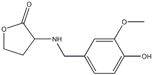 3-{[(4-hydroxy-3-methoxyphenyl)methyl]amino}oxolan-2-one