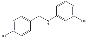 3-{[(4-hydroxyphenyl)methyl]amino}phenol