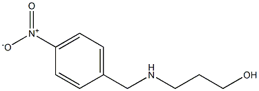 3-{[(4-nitrophenyl)methyl]amino}propan-1-ol 结构式